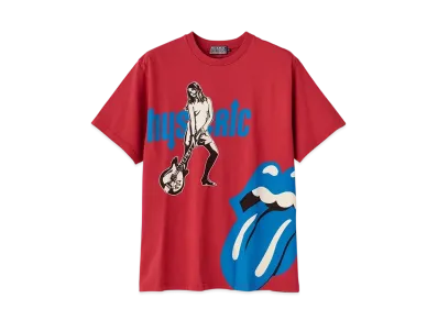 HYSTERIC GLAMOUR x THE ROLLING STONES Girl/Tongue T-Shirt "Red"