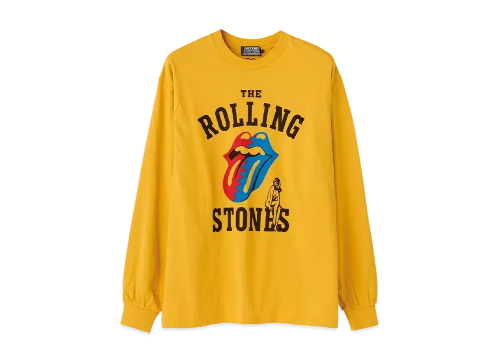 HYSTERIC GLAMOUR x THE ROLLING STONES Steel Wheels T-Shirt "Yellow"