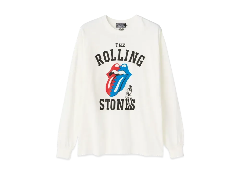 HYSTERIC GLAMOUR x THE ROLLING STONES Steel Wheels T-Shirt "White"