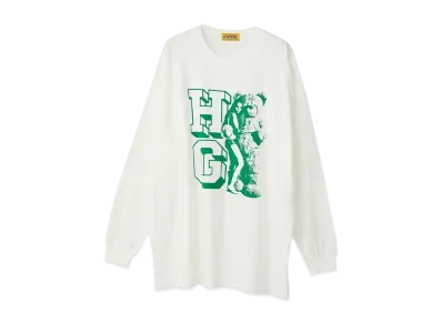 HYSTERIC GLAMOUR HG Woman Bear Oversized T-Shirt "White"