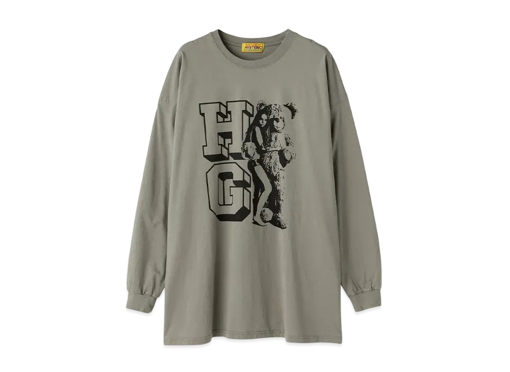 HYSTERIC GLAMOUR HG Woman Bear Oversized T-Shirt "Khaki"