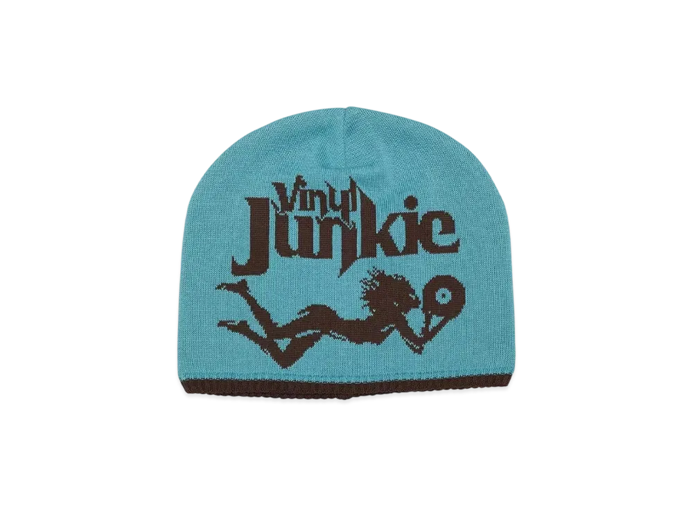 HYSTERIC GLAMOUR Vinyl Junkie Knit Cap "Blue"