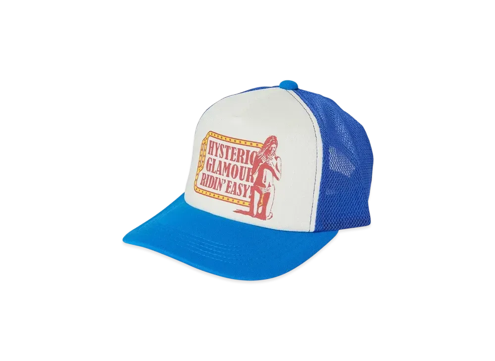 HYSTERIC GLAMOUR Ridin'Easy Mesh Cap "Blue"
