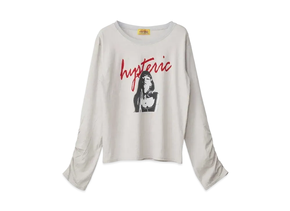 HYSTERIC GLAMOUR Unlimited Girl T-Shirt "Beige"