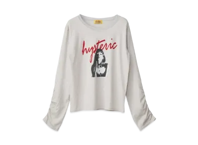 HYSTERIC GLAMOUR Unlimited Girl T-Shirt "Beige"