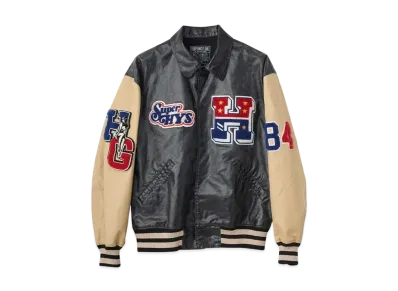 HYSTERIC GLAMOUR HG Varsity Patch Jacket "Black"