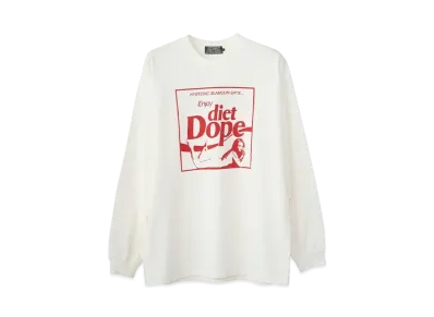 HYSTERIC GLAMOUR Diet Dope T-Shirt "White"