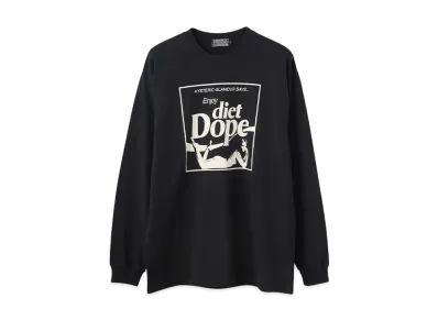 HYSTERIC GLAMOUR Diet Dope T-Shirt "Black"