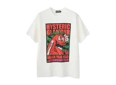 HYSTERIC GLAMOUR Smash Your Head SBM T-Shirt "White"