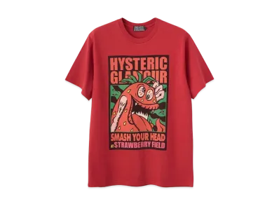 HYSTERIC GLAMOUR Smash Your Head SBM T-Shirt "Red"