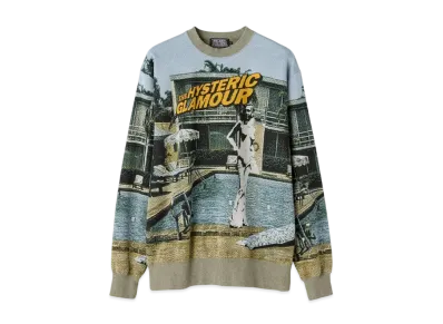 HYSTERIC GLAMOUR Pool Side Jacquard Sweater "Multi"