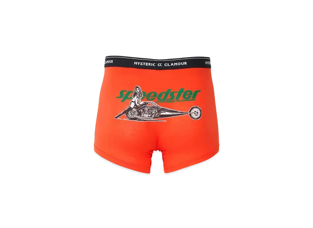 HYSTERIC GLAMOUR Speedster Boxer Briefs "Orange"