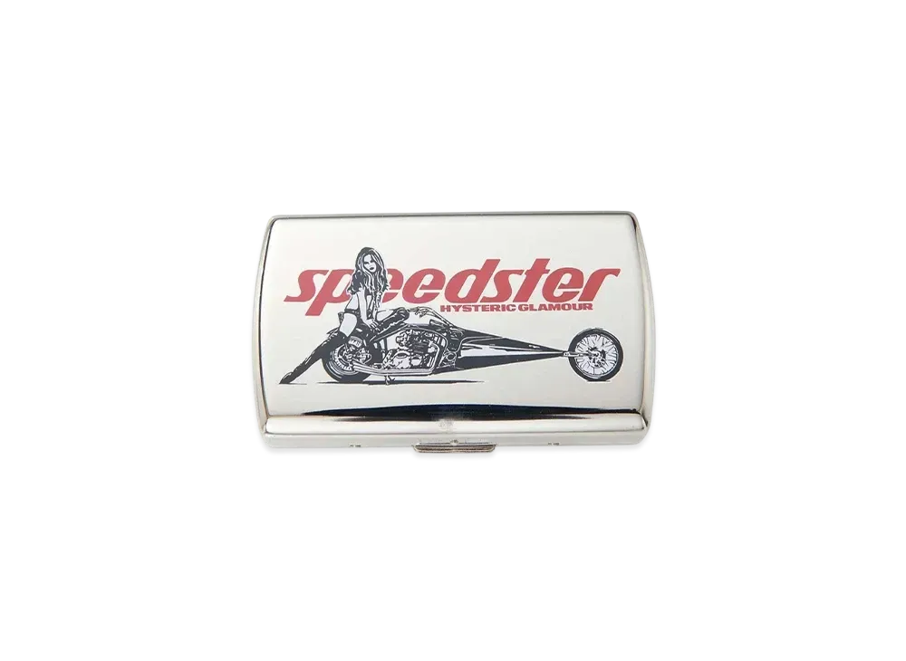 HYSTERIC GLAMOUR Speedster Cigarette Case "Silver"