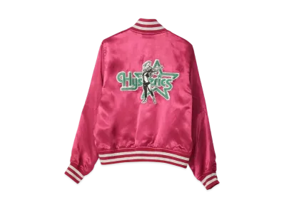 HYSTERIC GLAMOUR Star Woman Embroidery Sukajan "Pink"