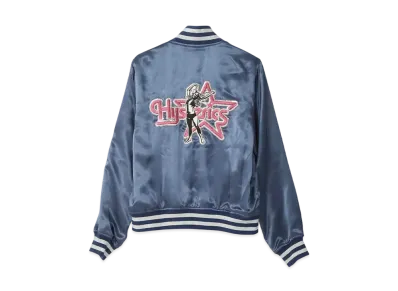 HYSTERIC GLAMOUR Star Woman Embroidery Sukajan "Navy"