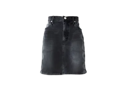 HYSTERIC GLAMOUR Snake Loop Tight Denim Skirt "Black"