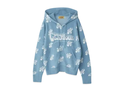 HYSTERIC GLAMOUR Swash Monogram Jacquard Parka "Blue"