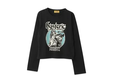HYSTERIC GLAMOUR Hysteric Vip Club Short Length T-Shirt "Black"