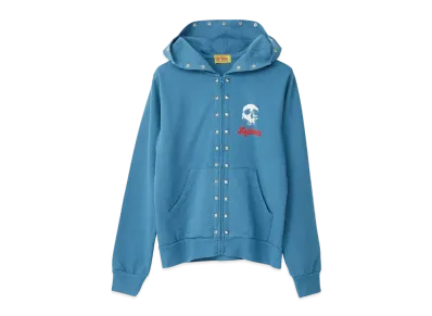 HYSTERIC GLAMOUR Skull Berry Short Hoodie "Blue"