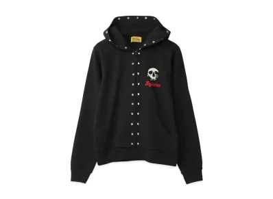HYSTERIC GLAMOUR Skull Berry Short Hoodie "Black"