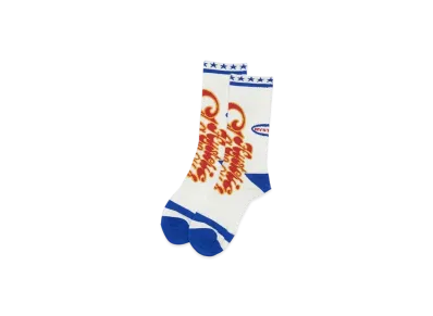 HYSTERIC GLAMOUR Super 70S Socks "White"