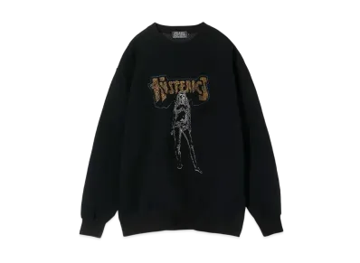 HYSTERIC GLAMOUR Bad Ass Mama Embroidery Sweatshirt "Black"