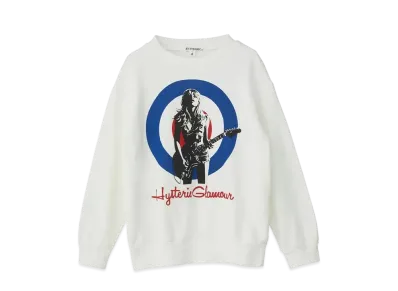 HYSTERIC GLAMOUR UK Tribute Sweatshirt "White"