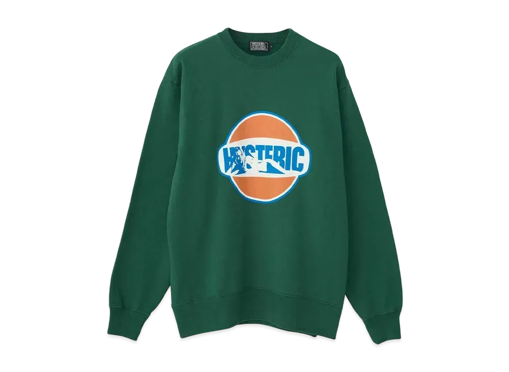 HYSTERIC GLAMOUR Hysteric Dust Sweatshirt "Green"