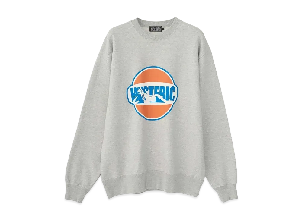 HYSTERIC GLAMOUR Hysteric Dust Sweatshirt "Top Gray"