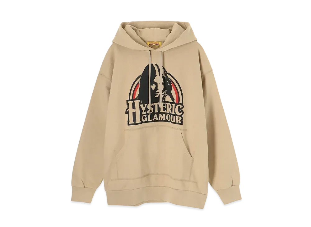 HYSTERIC GLAMOUR Sunset NY Oversized Hoodie "Beige"