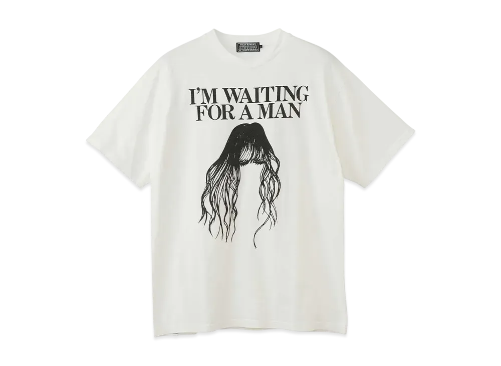 HYSTERIC GLAMOUR Johan / I'm Waiting For A Man T-Shirt "White"