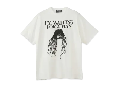 HYSTERIC GLAMOUR Johan / I'm Waiting For A Man T-Shirt "White"