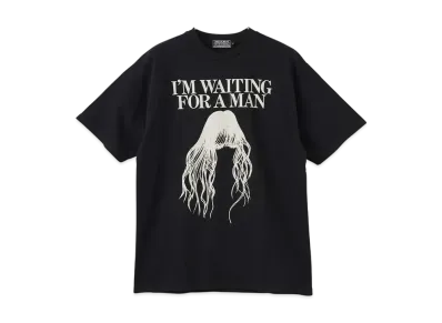 HYSTERIC GLAMOUR Johan / I'm Waiting For A Man T-Shirt "Black"