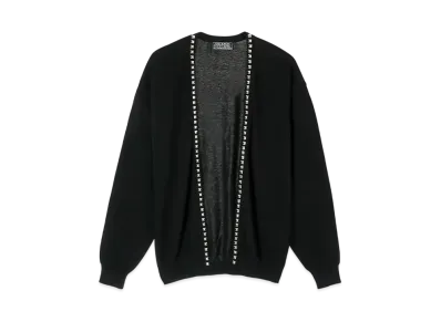 HYSTERIC GLAMOUR Studded Cardigan "Black"
