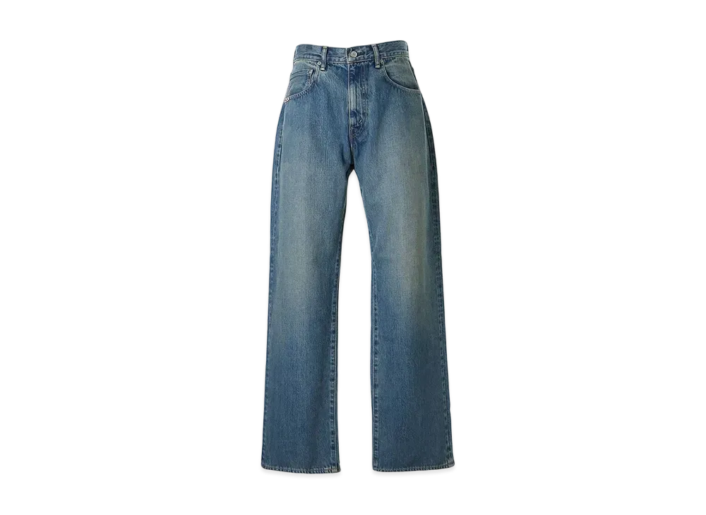 HYSTERIC GLAMOUR Loose Straight Denim Pants "Light Indigo Blue"