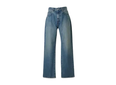 HYSTERIC GLAMOUR Loose Straight Denim Pants "Light Indigo Blue"