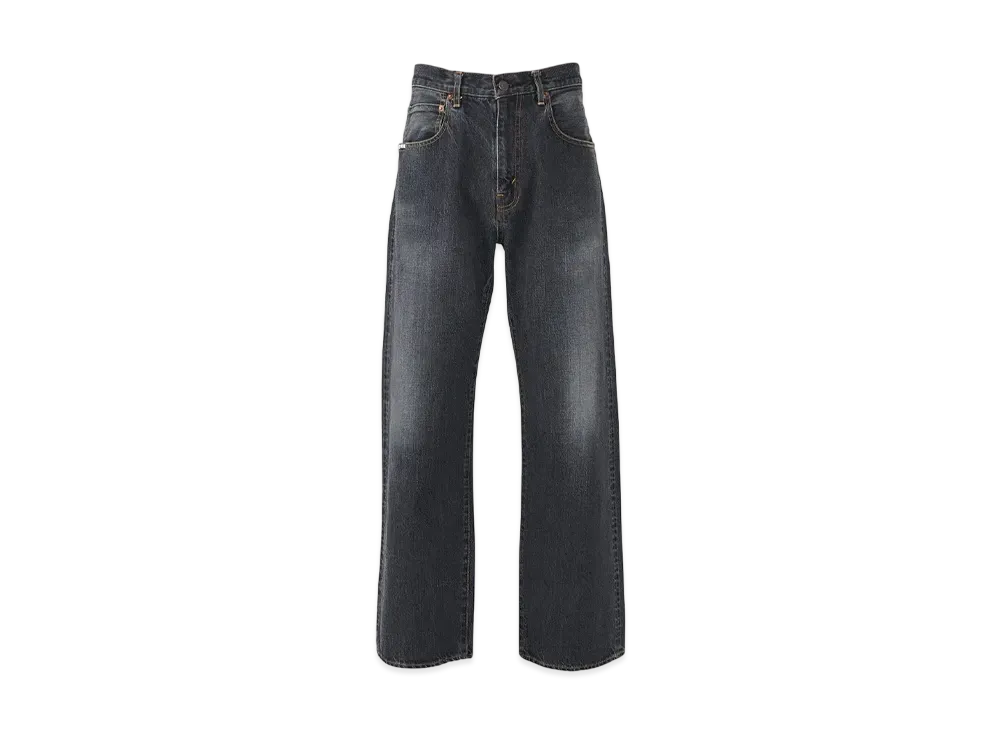 HYSTERIC GLAMOUR Loose Straight Denim Pants "Black"