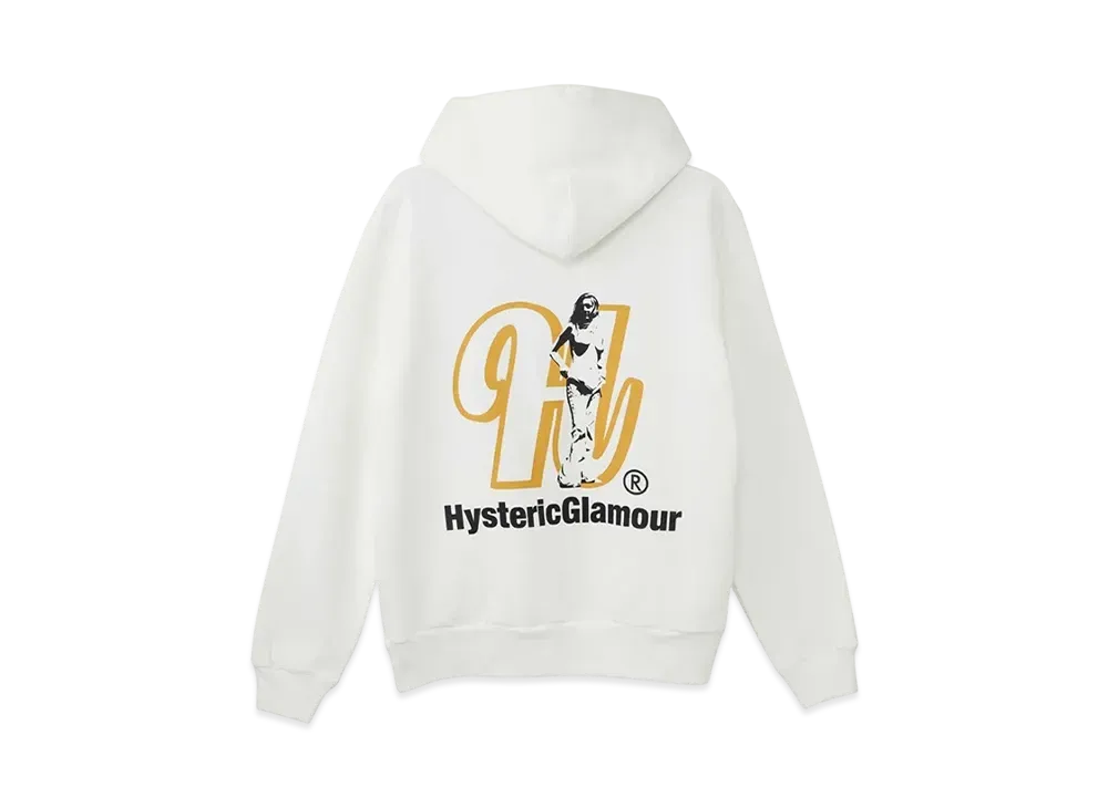HYSTERIC GLAMOUR I'm Hysteric It Hoodie "White"