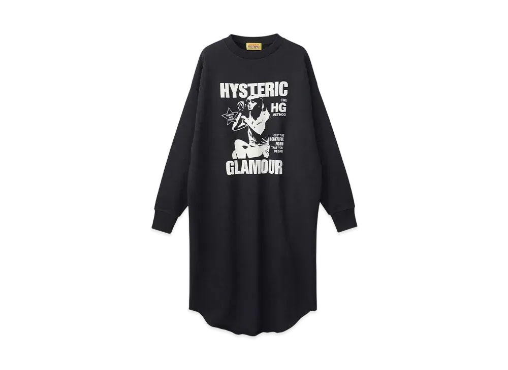 HYSTERIC GLAMOUR Beauty Tips Dress "Black"