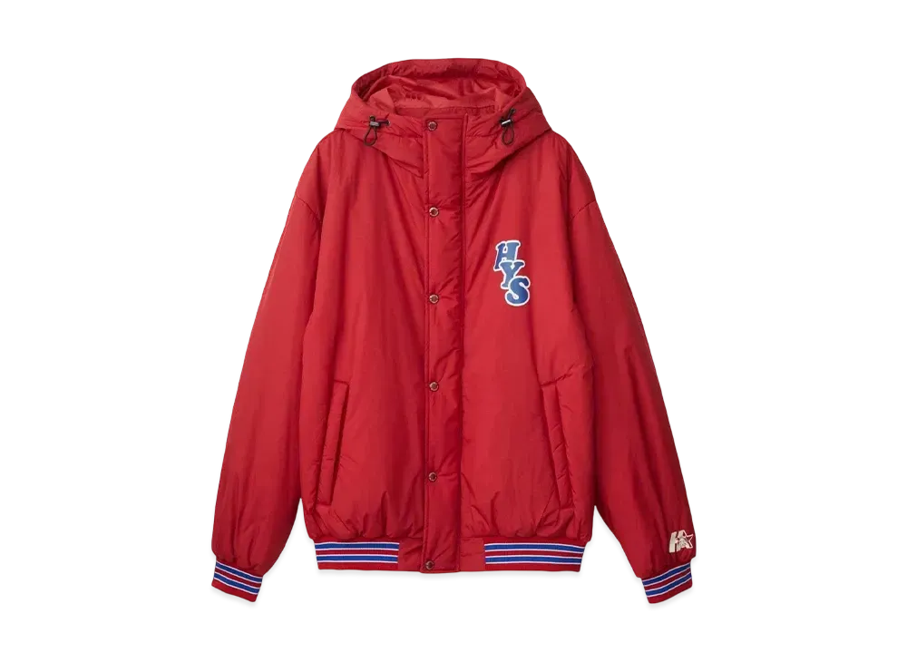 HYSTERIC GLAMOUR Hysteric Rollers Hooded Blouson "Red"