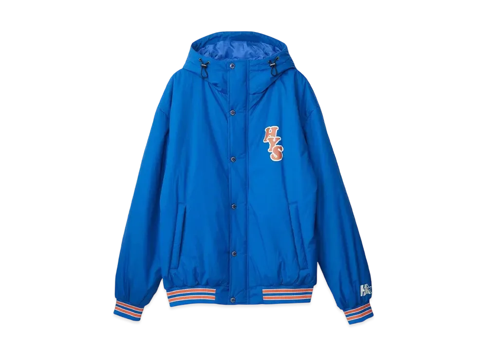 HYSTERIC GLAMOUR Hysteric Rollers Hooded Blouson "Blue"