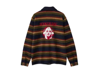 HYSTERIC GLAMOUR Sound Of The Future Embroidered Work Jacket "Green"