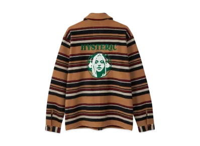 HYSTERIC GLAMOUR Sound Of The Future Embroidered Work Jacket "Black"