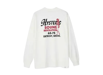 HYSTERIC GLAMOUR Sound Revolution T-Shirt "White"