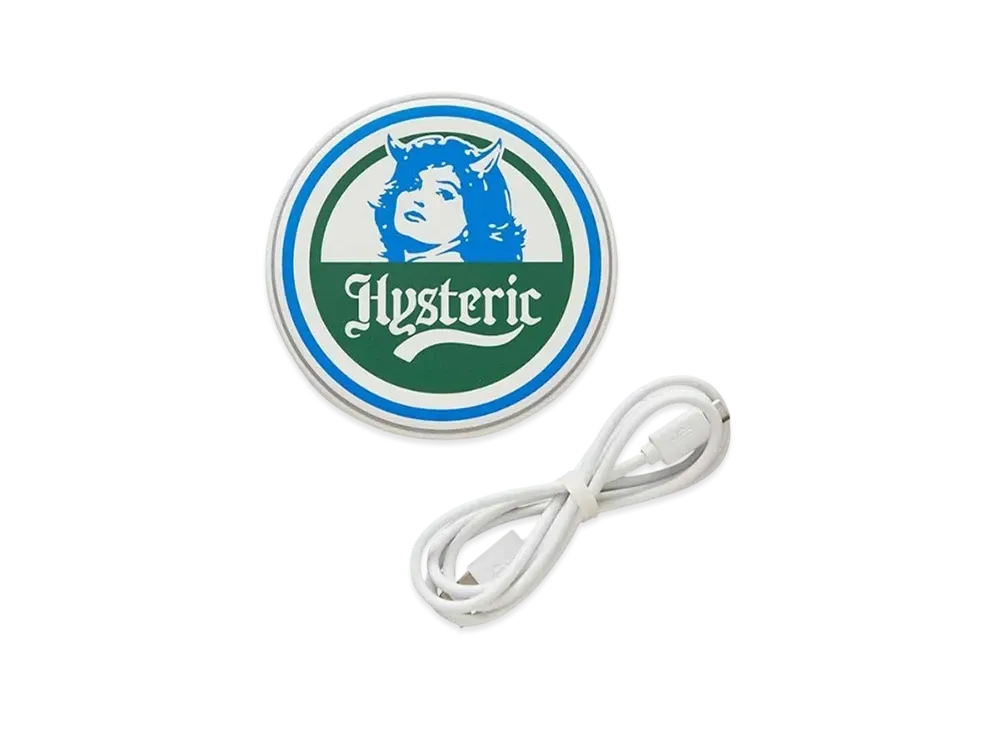 HYSTERIC GLAMOUR Hysteric Dry Wireless Mobile Charger "White"