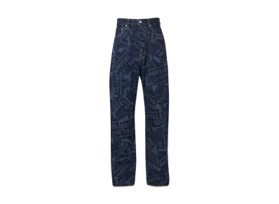 HYSTERIC GLAMOUR Hysteric Motel Pattern 60'S XX Straight Denim Pants "Indigo"