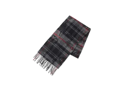 HYSTERIC GLAMOUR John Scott/VIXEN BOX Pattern Check Muffler "Blue"