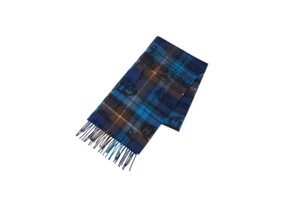 HYSTERIC GLAMOUR John Scott/VIXEN BOX Pattern Check Muffler "Charcoal"