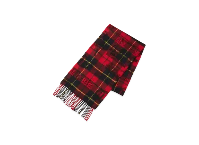 HYSTERIC GLAMOUR John Scott/VIXEN BOX Pattern Check Muffler "Red"