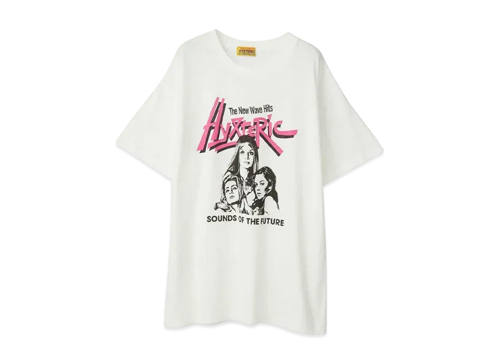 HYSTERIC GLAMOUR Sound Of The Future Oversized T-Shirt "White"